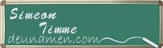Simeon Timme Visitenkarte